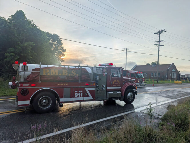 Fire reported again Saturday morning at Peoples Cartage warehouse